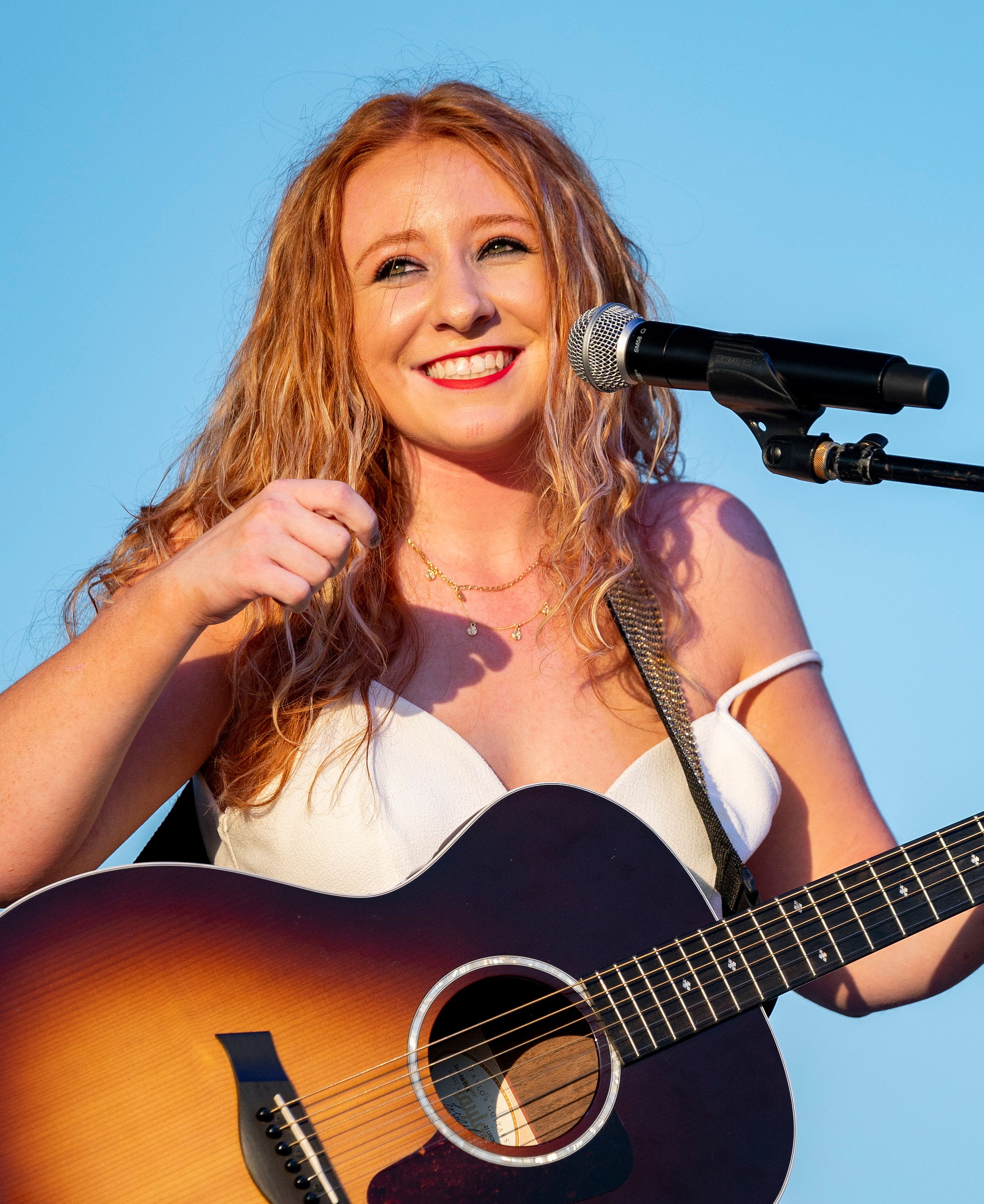 Breanna Faith opens for Rodney Atkins during a concert Sunday, June 27, 2021, at the Marion County Fair in Indianapolis.
